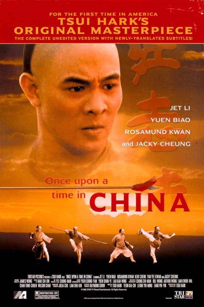 Once Upon A Time In China Large Poster