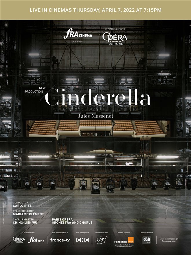 Opéra National de Paris: Cinderella Poster