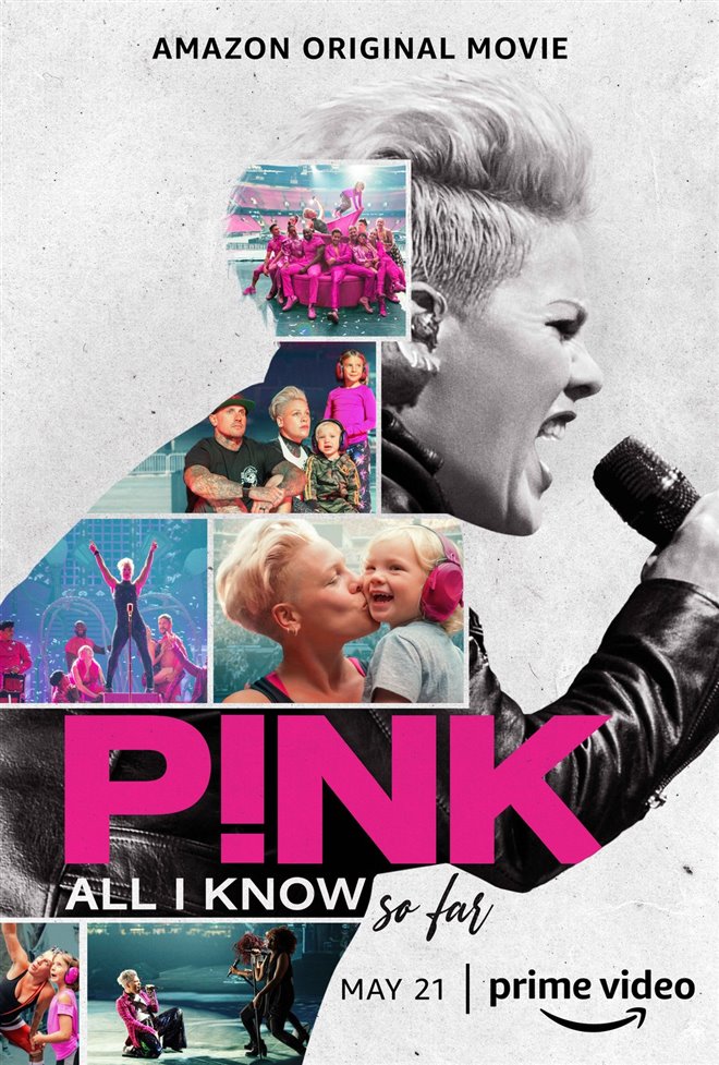 P!NK: All I Know So Far (Prime Video) Large Poster