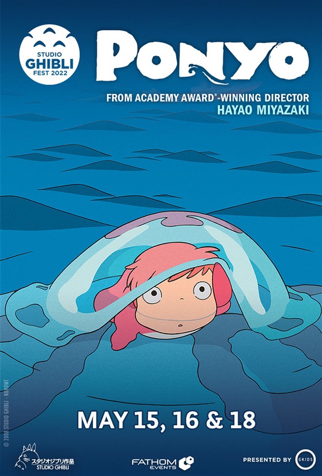Ponyo Studio Ghibli Fest 2022 movie large poster.