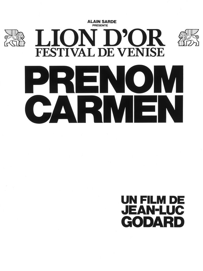 Prénom Carmen Large Poster