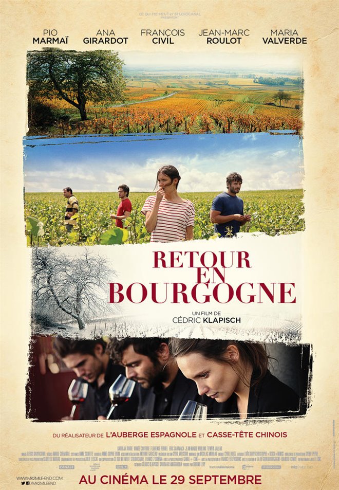 Retour en Bourgogne Large Poster