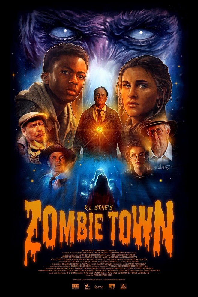 R.L. Stine's Zombie Town Poster
