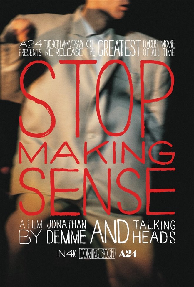 Stop Making Sense: The IMAX Experience Poster