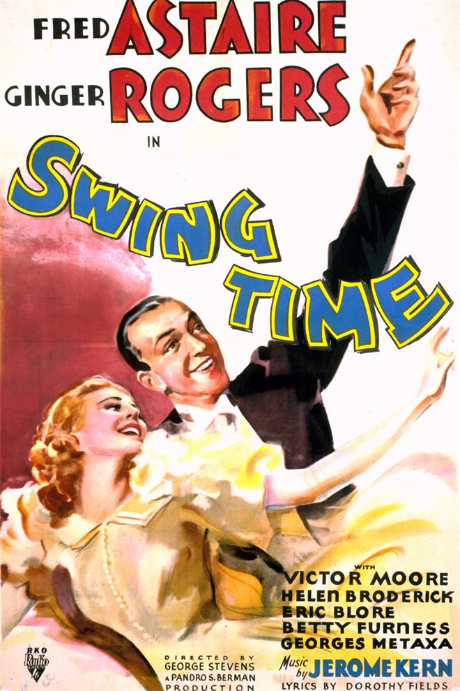 Swing Time Large Poster
