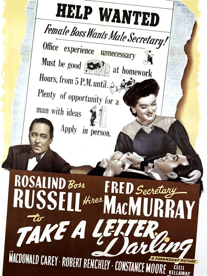 Take a Letter, Darling Poster