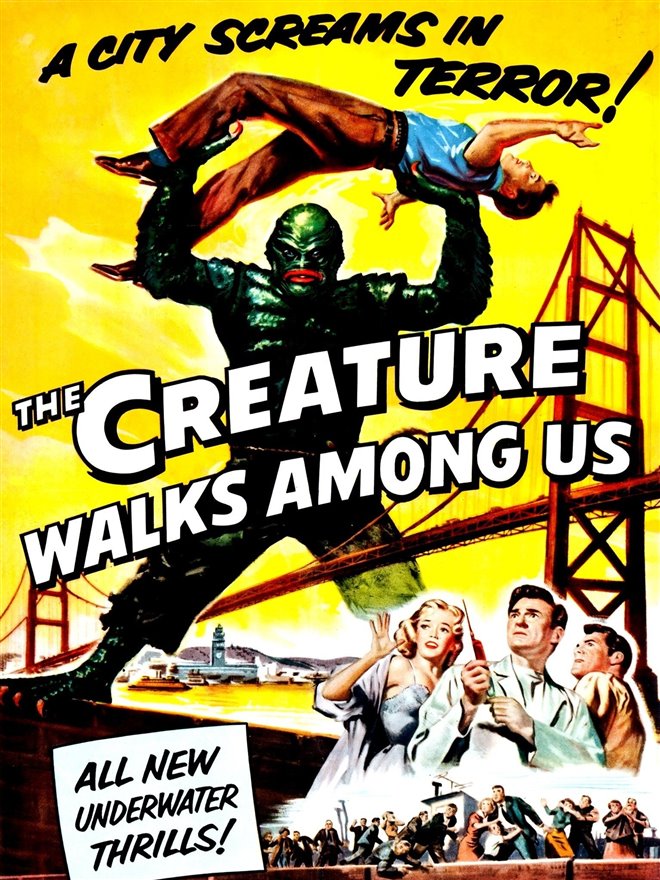 The Creature Walks Among Us Poster