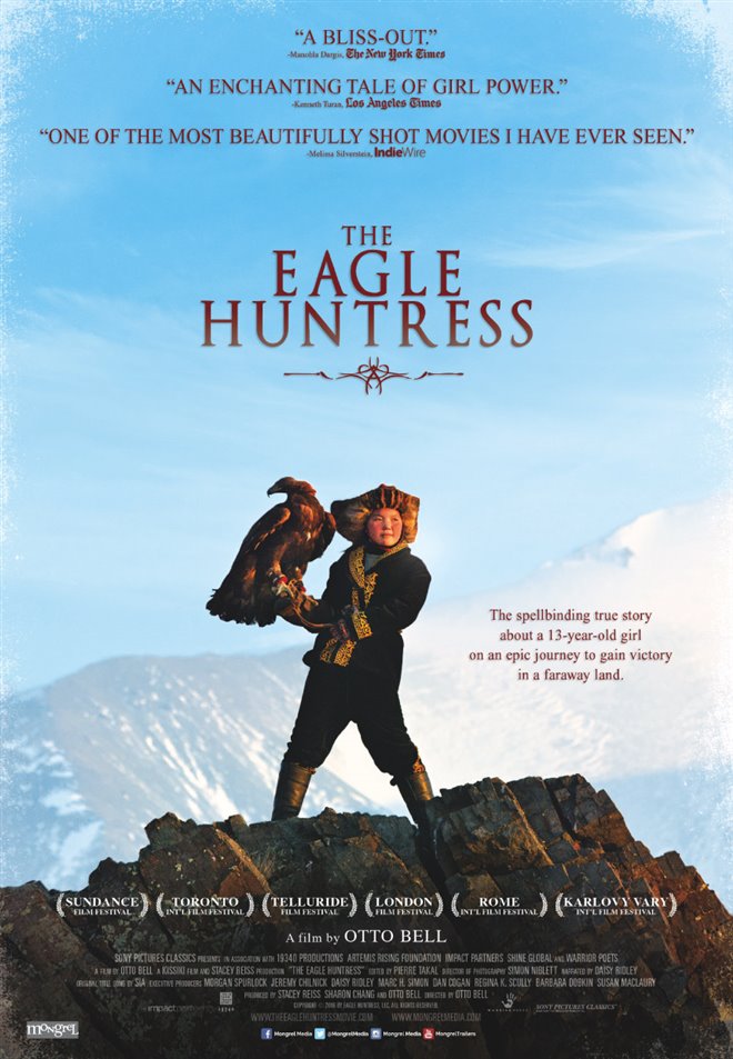The Eagle Huntress Large Poster
