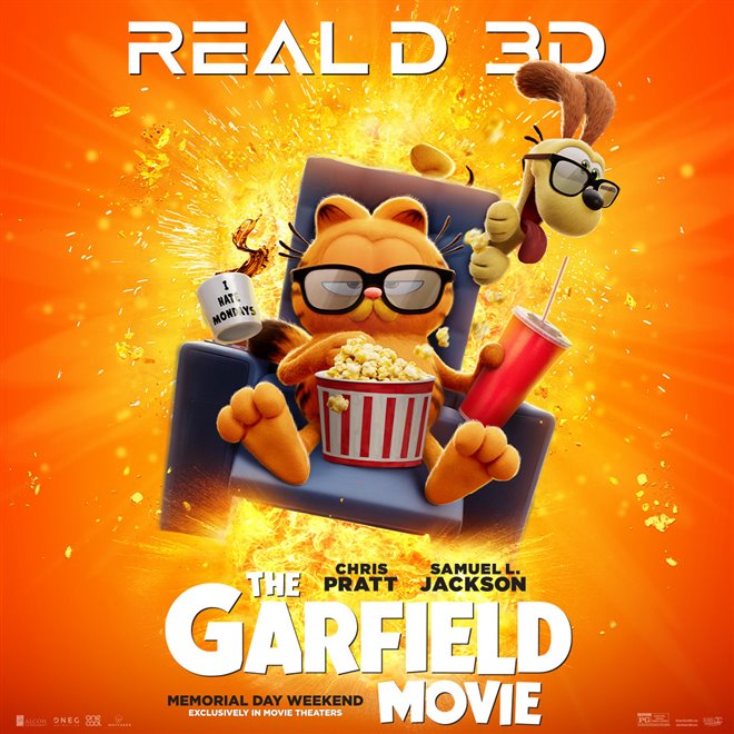 The Garfield Movie 3D Poster
