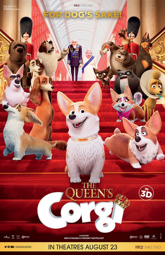 The Queen's Corgi Poster