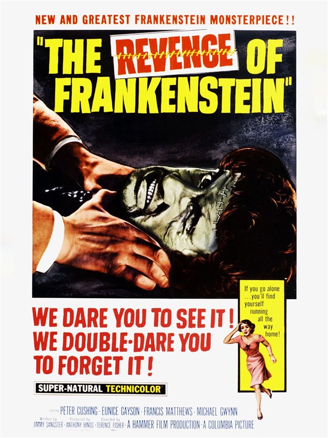 The Revenge of Frankenstein Large Poster