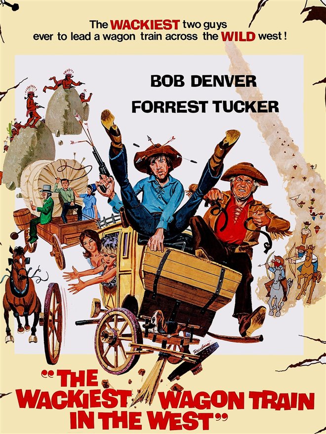 The Wackiest Wagon Train in the West Large Poster