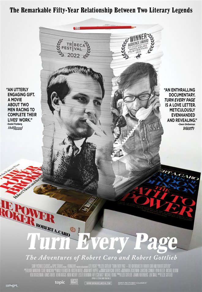 Turn Every Page: The Adventures of Robert Caro and Robert Gottlieb Large Poster