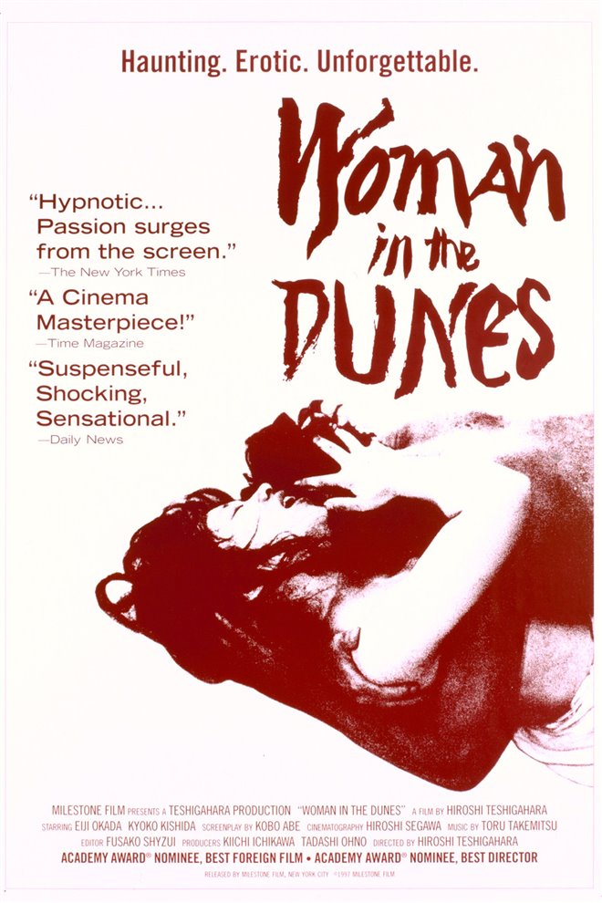Woman in the Dunes Large Poster