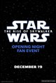Opening Night Fan Event: Star Wars : The Rise of Skywalker Poster