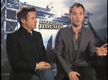 Robert Downey Jr. & Jude Law (Sherlock Holmes) Video