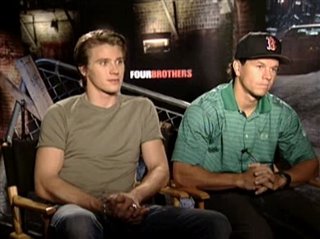 GARRETT HEDLUND & MARK WAHLBERG - FOUR BROTHERS - Interview Video Thumbnail
