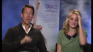 James Denton & AJ Michalka (Grace Unplugged) - Interview Video Thumbnail