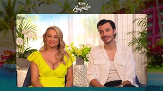 Jessica Collins and Rafael Cebrián on playing lovers in 'Acapulco' - Interview Video Thumbnail