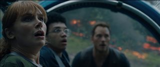 'Jurassic World: Fallen Kingdom' Movie Clip - "The Carnotaurus Stalks Owen, Claire and Franklin" Video Thumbnail