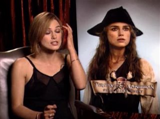 KEIRA KNIGHTLEY (PIRATES OF THE CARIBBEAN: DEAD MAN'S CHEST) - Interview Video Thumbnail