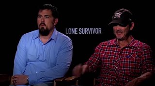Marcus Luttrell & Peter Berg (Lone Survivor) - Interview Video Thumbnail