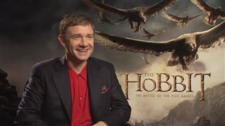 Martin Freeman (The Hobbit: The Battle of the Five Armies) - Interview Video Thumbnail