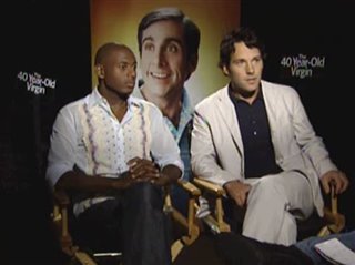 PAUL RUDD & ROMANY MALCO - THE 40 YEAR-OLD VIRGIN - Interview Video Thumbnail