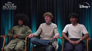 'Percy Jackson and the Olympians' stars chat about stunts - Interview Video Thumbnail