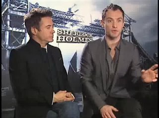 Robert Downey Jr. & Jude Law (Sherlock Holmes) - Interview Video Thumbnail